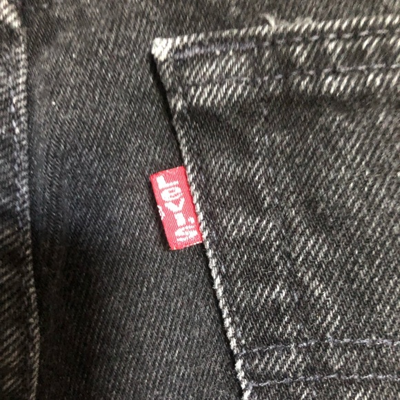 Levi’s 550 Black Denim Men's Shorts Size 36 - Picture 8 of 12